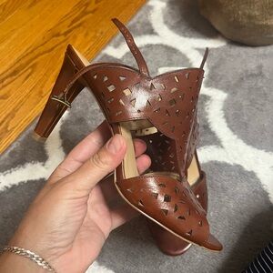 Banana Republic Chestnut Cutout Heels